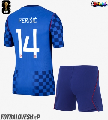 Chorvatsko Ivan Perisic #14 Dětské Venkovní Dres MS 2026 Krátký Rukáv (+ trenýrky)